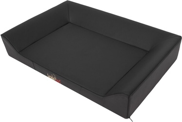 Guļvieta mājdzīvniekiem Hobbydog Soft, melna, 120 cm x 80 cm, XXL