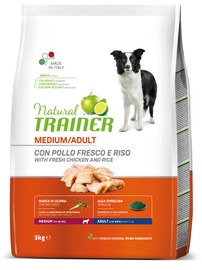 Kuiv koeratoit Natural Trainer Adult Medium Chicken, kanaliha, 3 kg