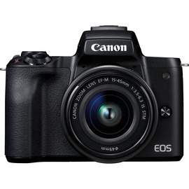 Skaitmeninis fotoaparatas Canon EOS M50 + EF-M 15-45mm IS STM White Box