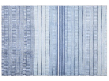 Ковер комнатные Beliani Yardere, синий/голубой/темно-синий, 200 см x 140 см