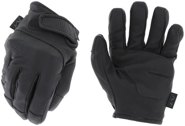 Рабочие перчатки кожаные Mechanix Wear Law Enforcement Needlestick Covert, для взрослых, кожа, черный, XL