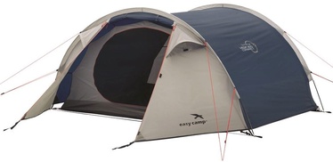 Trīsvietīga telts Easy Camp Vega 300 Compact 120447, pelēka/tumši zila