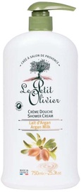 Dušas krēms Le Petit Olivier Argan Milk, 750 ml