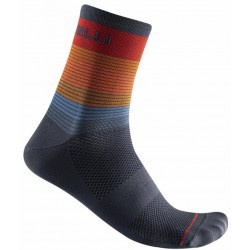 Носки Castelli SCIA 12, красный/многоцветный, L/XL