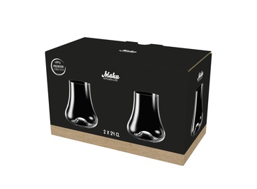 Viskija glāžu komplekts Maku, stikls, 0.24 l, 2 gab.