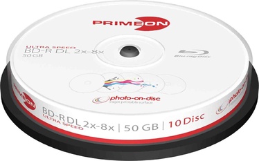 Комплект дисков PrimeOn Ultra Speed, 50 GB, 10шт.