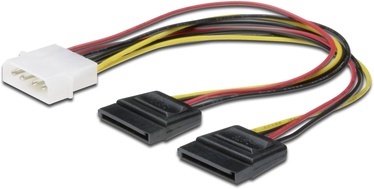 Кабель Digitus Internal Power Cable AK-430400-002-S IDE, SATA x 2, 0.20 м, многоцветный