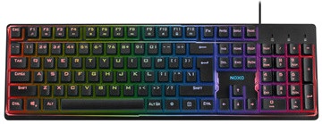 Клавиатура NOXO Fusionligh KY-9140 EN/RU, черный