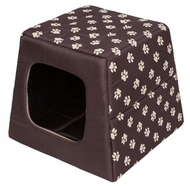 Guļvieta mājdzīvniekiem Hobbydog Pyramid, brūna, 68 cm x 68 cm