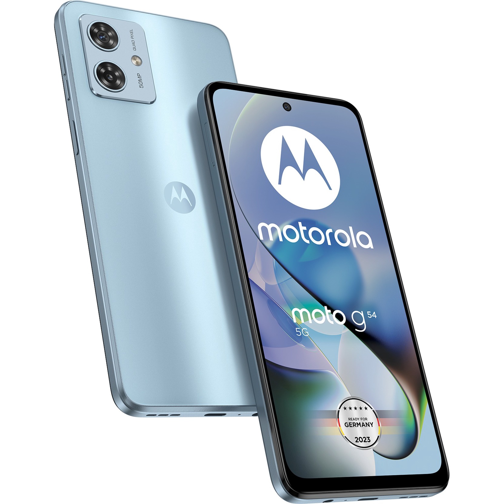 MobilusistelefonasMotorolaMotoG54,256GB,glacierblue