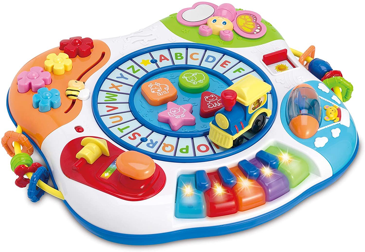 Winfun letter train & piano activity clearance table