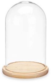 Kodukaunistus Giftdecor Modo, klaas/puit, Ø 15 cm, 25 cm, läbipaistev/pruun
