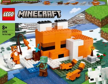 Конструктор LEGO Minecraft Лисья хижина 21178, 193 шт.