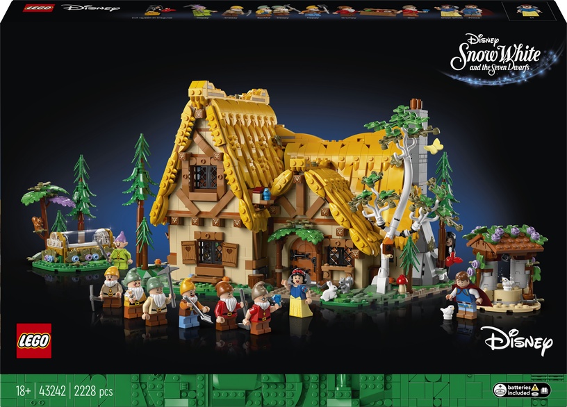 Konstruktor LEGO® ǀ Disney Snow White and the Seven Dwarfs' Cottage 43242
