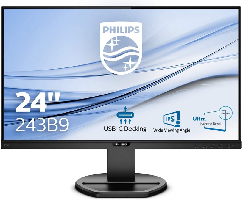 Монитор Philips 243B9, 23.8″, 4 ms