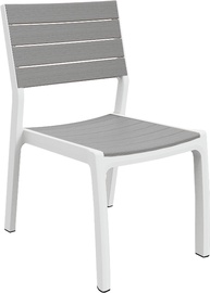 Садовый стул Keter Harmony 236053, белый/серый, 47 см x 60 см x 86 см
