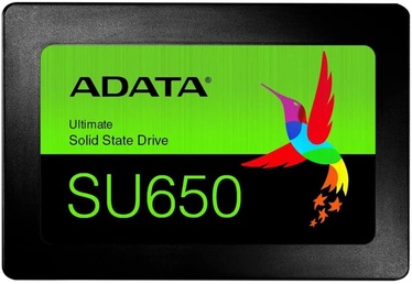 Kietasis diskas (SSD) Adata Ultimate SU650 ASU650SS-256GT-R, 2.5", 256 GB