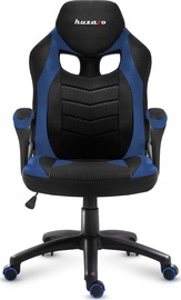 Spēļu krēsls Huzaro Force 2.5 Mesh, 50 x 49 x 104 - 114 cm, zila/melna