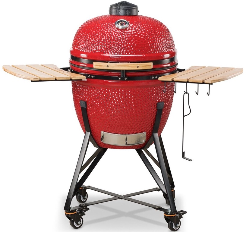 Grill Kamado Bono Grande, punane, 59 cm