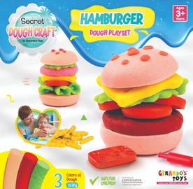 Plastilīns Gerardos Toys Hamburger 56448, daudzkrāsains