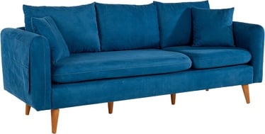 Диван Hanah Home Sofia 3-Seat, темно-синий, универсальный, 85 x 215 x 91 см