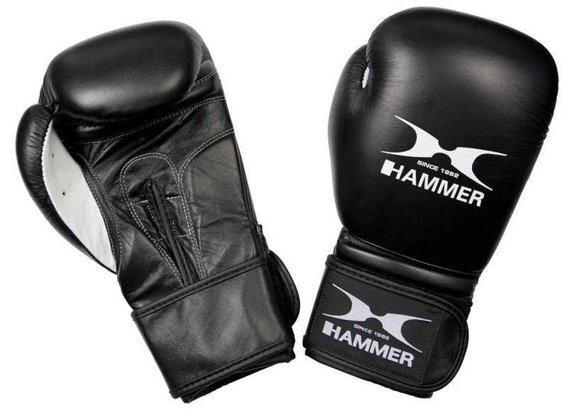 Боксерские перчатки Hammer Premium Fight, черный, 12 oz