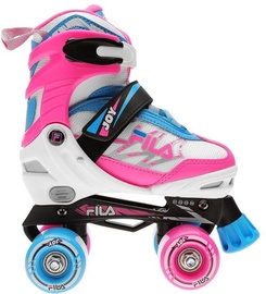 Ролики Fila Joy, 31-34, синий/белый/розовый (поврежденная упаковка)