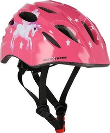 Шлем Nils Extreme MTW01, S (47-55 см), розовый