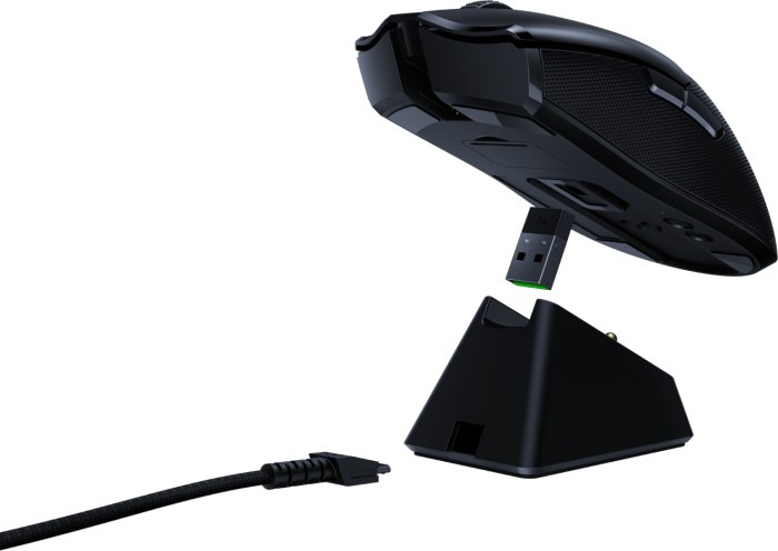 Spēļu pele Razer Viper Ultimate + uzlādes stacija, melna, bezvadu, optiskā