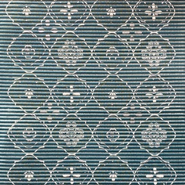 Vannas istabas paklājs Besk, zaļa, 100 cm x 65 cm