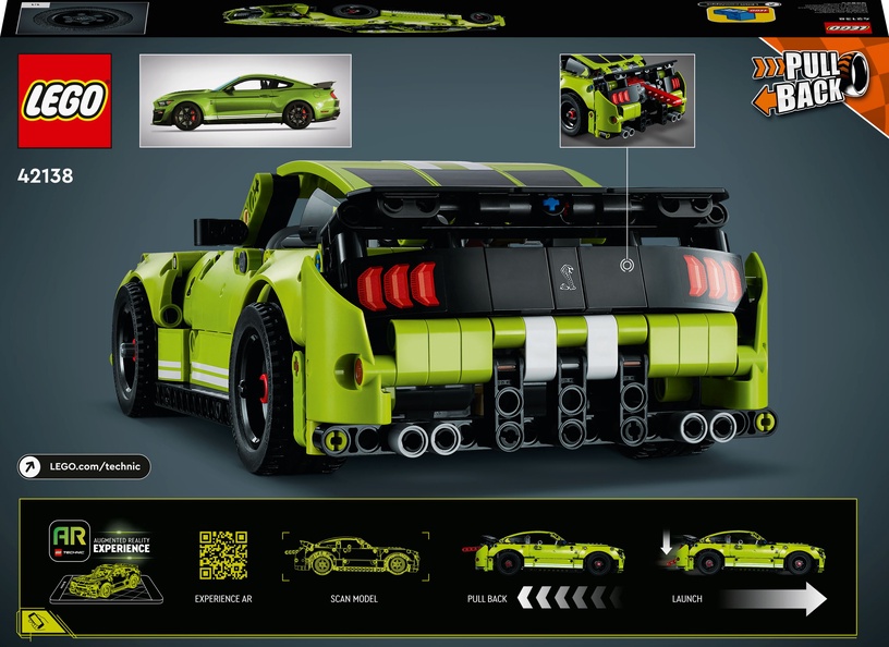 Konstruktors LEGO® Technic Ford Mustang Shelby® GT500® 42138