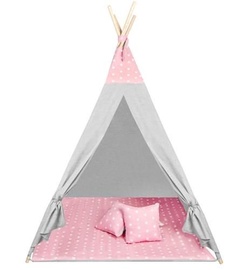 Bērnu telts Iso Trade Teepee Pink Stars 8702