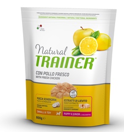 Sausā suņu barība Natural Trainer Adult Mini Chicken, vistas gaļa, 0.8 kg