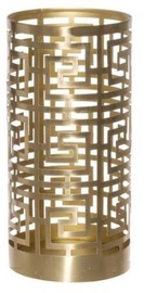 Küünlahoidja 4Living Hurricane Labyrinth, metall, 25 cm, kuldne