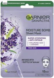 Veido kaukė moterims Garnier SkinActive Moisture Bomb Super Hydrating + Anti-Fatigue