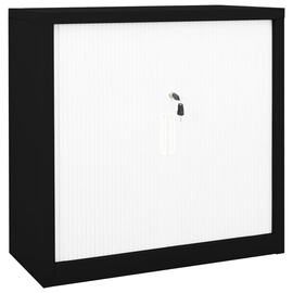 Kapp VLX Sliding Door Cabinet, valge/must, 40 x 90 x 90 cm