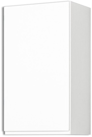 Верхний кухонный шкаф Bodzio Kampara KKA40GP-BI/L/BI Glossy, белый, 31 см x 40 см x 72 см