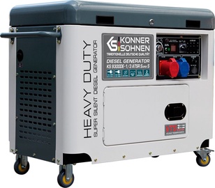 Generaator diisel Könner & Söhnen 9300DE-1/3 ATSR Super S, 7000 W