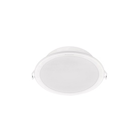 Įmontuojamas šviestuvas įleidžiamas Philips Meson, 5.5W, 3000°K, LED, baltas