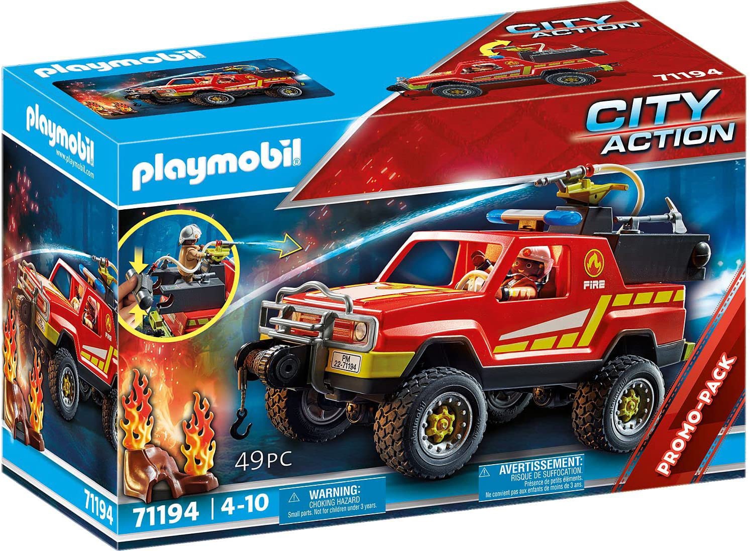 Konstruktorius Playmobil City Action Fire Rescue Truck - 1a.lt