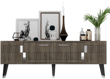 TV-laud Kalune Design Moda, hõbe/pähklipuu, 35 cm x 150 cm x 53.2 cm