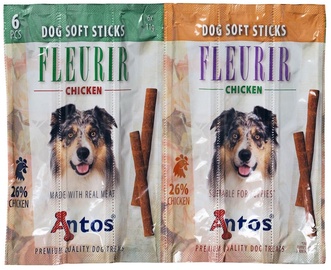Лакомство для собак Antos Soft Sticks Fleurir, мясо птицы, 0.08 кг, 6 pcs