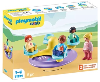 Konstruktor Playmobil 1-2-3 Merry-Go-Round 71324, plastik