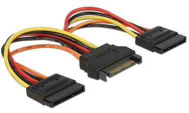 Кабель Delock Power Cable SATA, SATA, 0.15 м, многоцветный