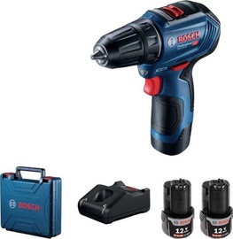 Akumulatora skrūvgriezējs - urbis ar bateriju Bosch 0 601 9G9 000, 12 - 30 V, 2 Ah