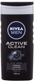 Dušas želeja Nivea Men Active Clean, 250 ml