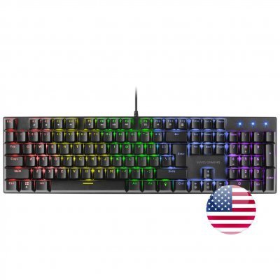 Клавиатура Mars Gaming MK422BRUS, Английский (US), черный