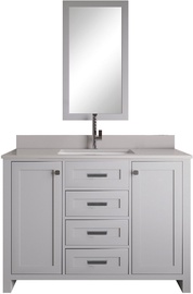Комплект мебели для ванной Kalune Design Erie 48, серый, 54 см x 120 см x 86 см