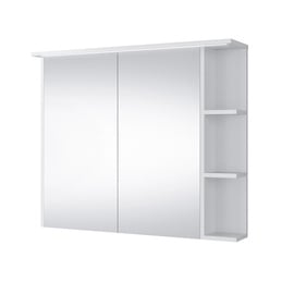 Шкаф для ванной Domoletti, белый, 15 x 90.4 см x 77 см