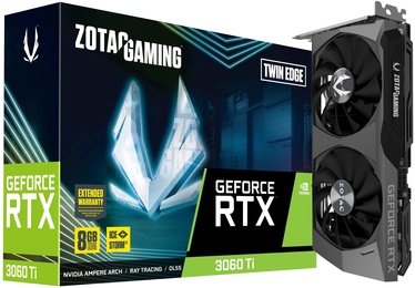 Видеокарта Zotac GeForce RTX 3060 Ti Twin Edge ZT-A30610E-10MLHR, 8 ГБ, GDDR6